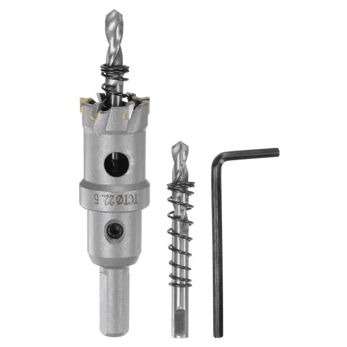 Vista 18 de HARFINGTON Cortador de carburo de sierra de agujero de metal de 0.472 in / 0.47 pulgadas de diámetro para acero inoxidable, metal, aleación