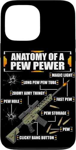 Vista 24 de Anatomy of a Pew Pewer - Carcasa para iPhone 17