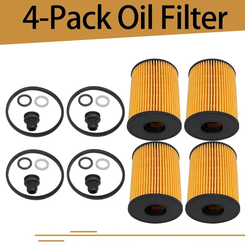 Vista 8 de 26350-2S000 Filtros de aceite compatibles con Hyundai Santa Sonata Tucson Cruz Fe Kia Sorento 2.5L 2020-2022 Reemplazar 21513-23001, paquete de 4
