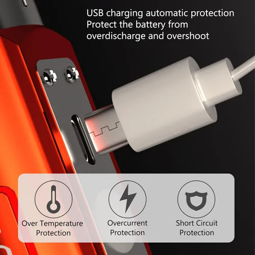 Vista 3 de Lámpara detector de luz de evaluación de jade, linterna de identificación de joyas y 2 modos de luz, portátil recargable por USB, linterna experta