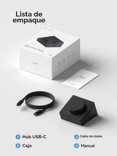 Vista 9 de Concentrador USB C de Hagibi con botones de acceso directo, estación de acoplamiento RGB tipo C con HDMI 4K@60Hz, PD de 100W, USB-C de 5Gbps, 2