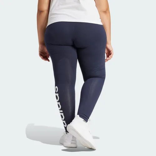 Vista 5 de adidas Leggings Essentials de cintura alta con logotipo para mujer