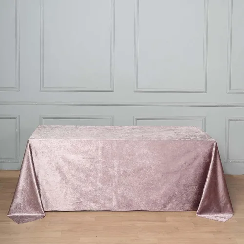 Vista 15 de Efavormart - Mantel rectangular de terciopelo negro prémium de 60 x 102 pulgadas para eventos de fiesta de boda