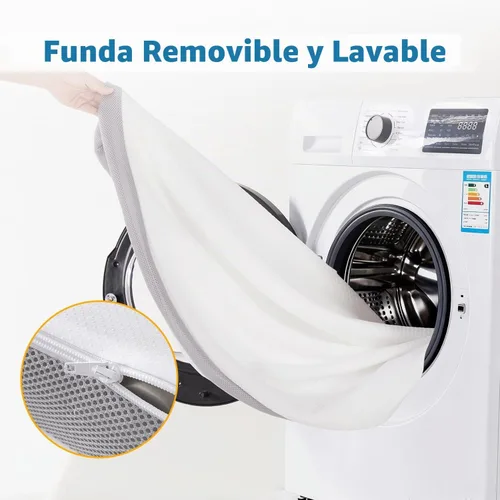 Vista 9 de SAPHREAS Cubrecolchón de espuma viscoelástica de 3 pulgadas, tamaño King con funda de colchón suave y ventilada, cubrecolchón de cama para caja