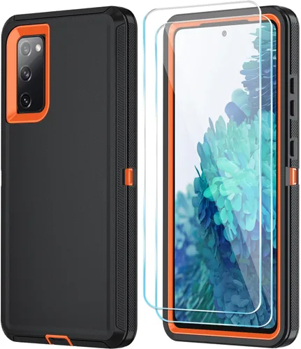 Vista 22 de ONOLA Funda para teléfono Samsung Galaxy S24 FE con protector de pantalla HD, funda para teléfono de servicio pesado resistente a golpes y caídas