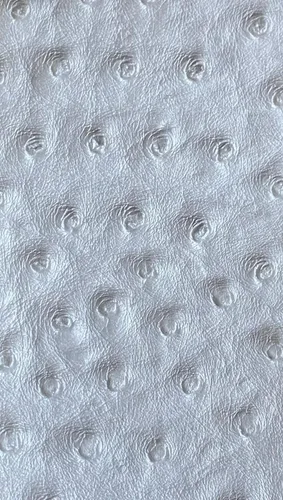 Vista 12 de Luvfabrics Tela impermeable de vinilo sintético de avestruz resistente a los rayos UV de grado marino (negro)