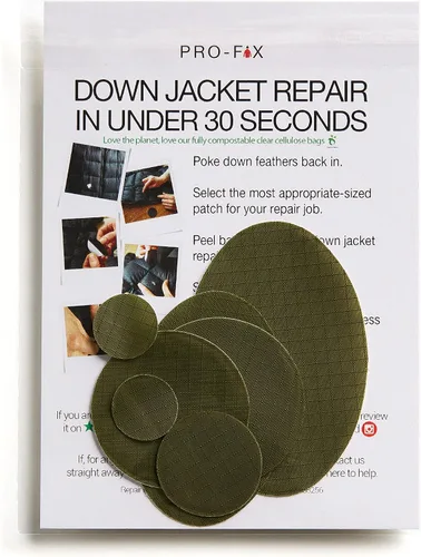Vista 10 de Kit de parches de reparación autoadhesivos impermeables – Solución de 30 segundos para chaquetas de plumón, tiendas de campaña, sacos de dormir