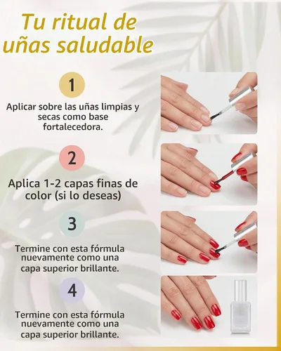 Vista 8 de karma organic Capa Base y Capa Superior 2 en 1 Esmalte de Uñas, Polvo de Inmersión y Activador de Base Polygel, Esmalte de Uñas Transparente