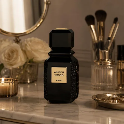 Vista 4 de Ajmal Madera ámbar para EDP unisex, 3.4 onzas - Hecho en Dubai