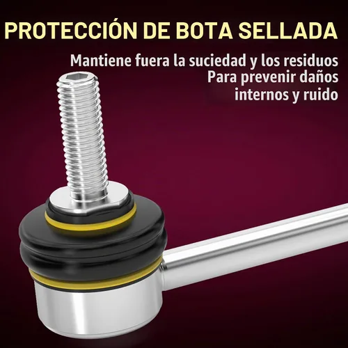 Vista 4 de Metrix Premium Piezas de Chasis - Kit de 2 piezas de Eslabón de Estabilización de Barra Antirrollio Delantera Compatible con 2006-2009 Mitsubishi