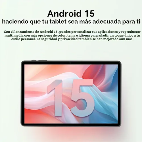 Vista 5 de Tableta Android 15 de 11 pulgadas Octa-core 12GB RAM+128GB ROM Tablet de 8000mAh con teclado Mouse Funda WiFi de doble banda BT 5.0