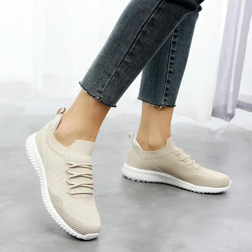 Vista 2 de Akk Walking Shoes for Women - Slip on Memory Foam Lightweight Sneakers