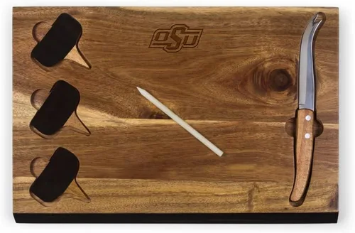 Vista 32 de PICNIC TIME NCAA NCAA - Juego de tablas de cortar y herramientas de queso de acacia Delio unisex para adultos