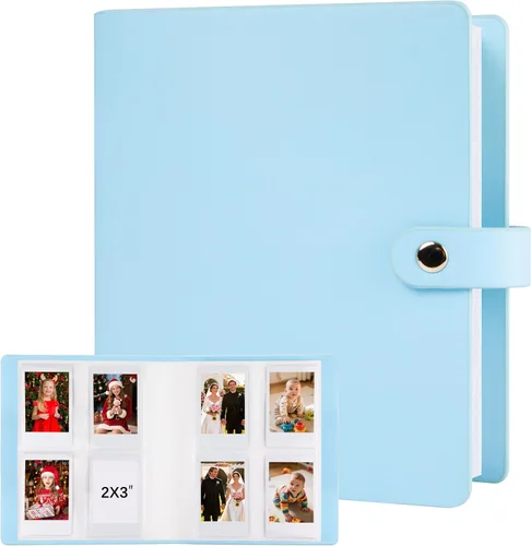 Vista 13 de Álbum de fotos de 320 bolsillos para fotos Polaroid de 2 x 3 pulgadas, álbum de fotos con capacidad para 320 fotos para Fujifilm Instax Mini 12 11 9