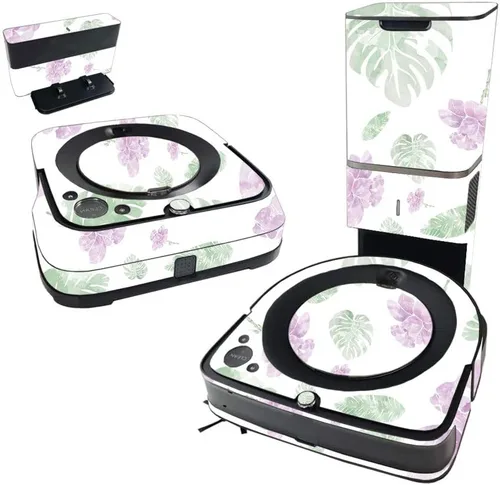 Vista 4 de MightySkins Skin compatible con iRobot Roomba s9+ Vacuum & Braava Jet m6 Bundle - Morado antiguo Funda protectora y única de vinilo Fácil