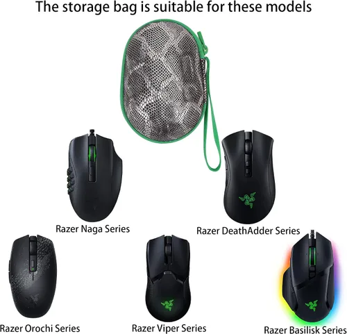 Vista 8 de Funda para mouse Razer Gaming + teclado Huntsman Mini 60%