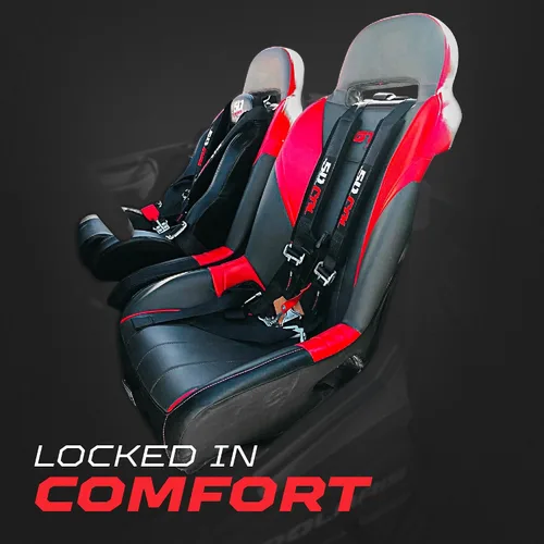 Vista 7 de 5 Point Harness for Bucket Seat & Bypass Plug for Bucket Seat, 9 Color Options, Compatiable with Canam, Racing Harness, UTV