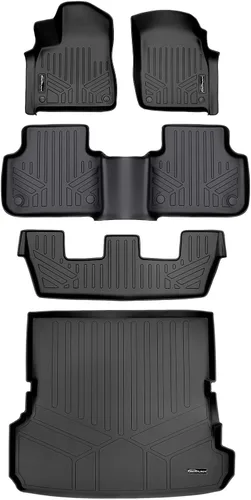 Vista 27 de MAXLINER Juego de alfombrillas de piso y forros de primera fila para Audi A4 / S4 Sedan / A4 Allroad 2017-2025