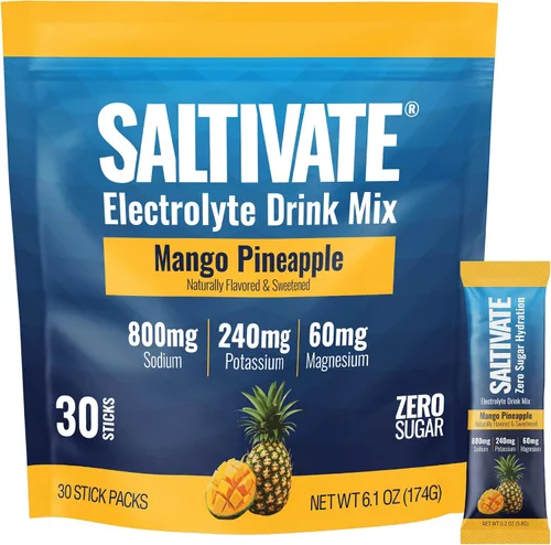 Vista 8 de Electrolitos sin sabor HSA FSA Alto contenido de sodio, potasio, magnesio Sin azúcar, estevia, ácido cítrico o maltodextrina Polvo