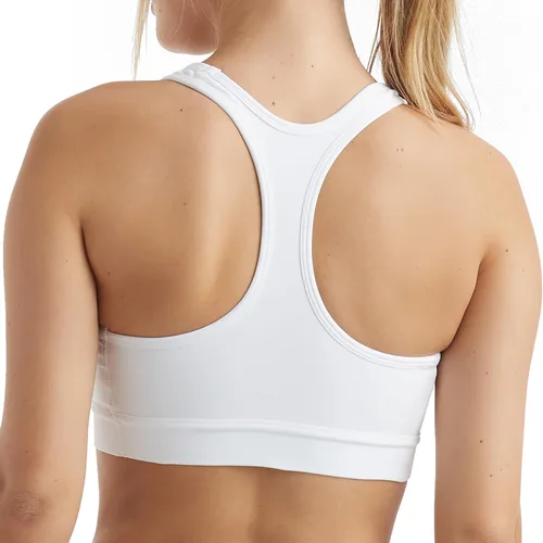 Vista 2 de Hanes Sujetador deportivo de compresión con espalda cruzada para mujer