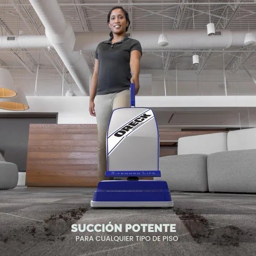 Vista 4 de Oreck Commercial xl2100rhs 8 Libra Commercial Aspiradora vertical, Azul