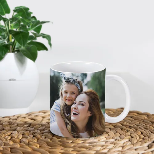 Vista 5 de Taza personalizada, taza de café personalizada con logotipo de texto fotográfico, taza de té de cerámica personalizada, taza de café personalizada