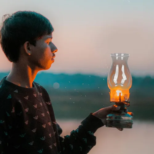 Vista 2 de Piezas de lámpara de aceite, lámpara de vidrio con capucha para chimenea de aceite de chimenea de huracán de repuesto de vidrio transparente de 3