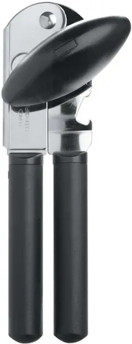 Vista 5 de Hamilton Beach Abrelatas de cocina automático eléctrico de borde liso (76607) y abrelatas manual OXO Good Grips de mango suave