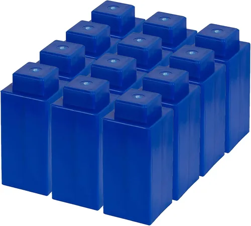 Vista 74 de EverBlock Paquete modular de plástico de tamaño natural de 3 x 3 pulgadas Bloques de construcción gigantes Fácil de conectar y reutilizar Uso