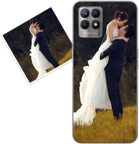 Vista 223 de Funda personalizada compatible con Oppo A1 Pro, fundas de teléfono personalizadas con imagen de foto, imagen de texto, cubierta transparente