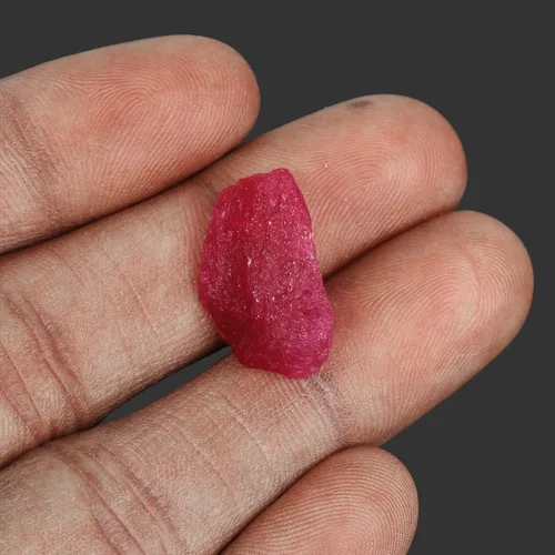 Vista 4 de REAL-GEMS Genuine Natural Ruby Red Rough Stone 10-105 Ct Certified Uncut Healing Crystal Loose Gemstone