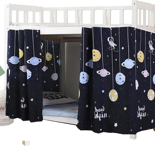 Vista 9 de Cortinas opacas para cama de privacidad con toldo grueso, mosquitero Mosquitera blanca 1aa