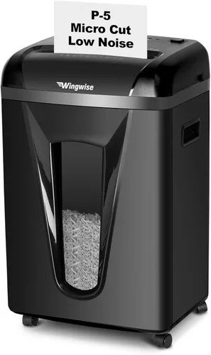 Vista 10 de Wingwise Trituradora de papel micro cortada de 16 hojas resistente