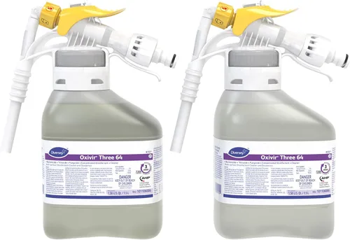 Vista 7 de Oxivir Diversey Three 64 Limpiador desinfectante, SmartDose, 1.4 L