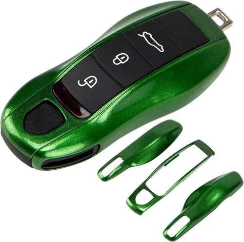 Vista 14 de AeroBon Funda pintada de 3 piezas para llavero compatible con reemplazo de carcasa de llave Porsche (MK1, gris ágata) Also fits 911 718 Boxster