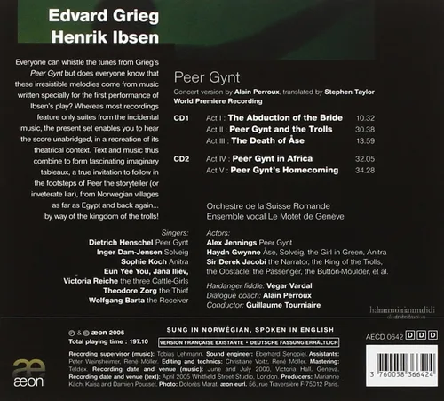 Vista 2 de Grieg Ibsen Peer Gynt, incidental music Tourniare