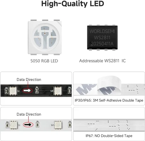 Vista 3 de WS2811ALL, Blanco (White PCB)
