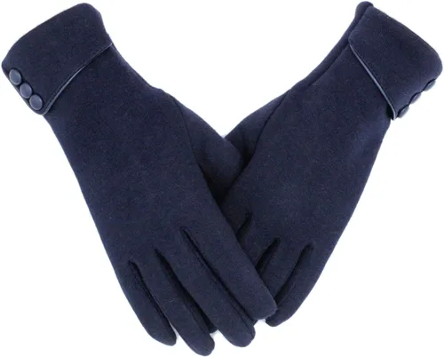 Vista 19 de Tomily - Guantes de forro polar para mujer con pantalla táctil