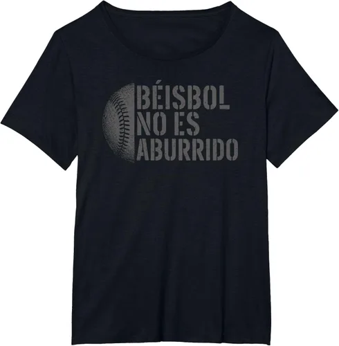 Vista 6 de Beisbol No ES Aburrido Funny Baseball is Not Boring Quote T-Shirt