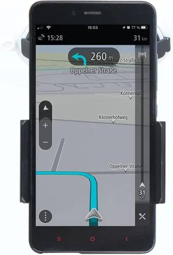 Vista 2 de Soporte para teléfono celular con ventosa Soporte de accesorios de teléfono para automóvil Compatible con iPhone 14 13 12 11 Pro Max, Samsung