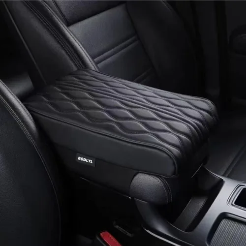 Vista 12 de Funda para consola central de automóvil, cojín de espuma viscoelástica para reposabrazos de automóvil, almohadilla para reposabrazos de automóvil