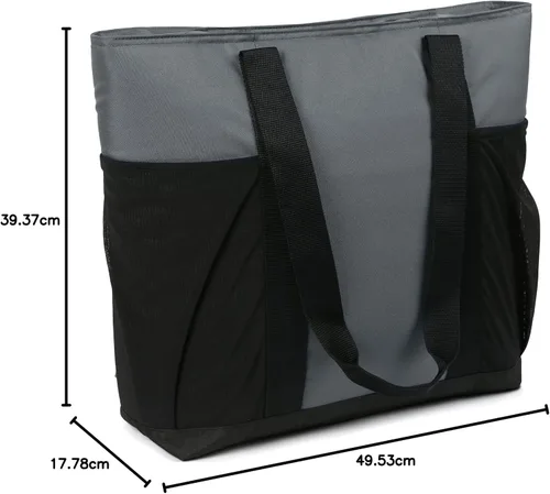 Vista 7 de Arctic Zone Bolsas ecológicas: Tote, Cooler y Satchel - Gris
