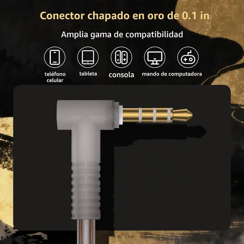 Vista 8 de KBEAR K01 PRO Auriculares con cable para juegos, monitor HIFI