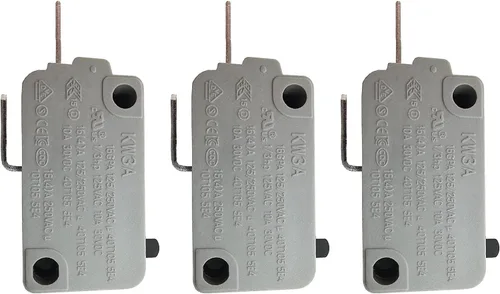 Vista 10 de Interruptor de puerta de horno de microondas KW3A 16A 125/250V Interbloqueo de puerta (2 normalmente abiertos y 1 normalmente cerrado)