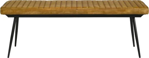 Vista 4 de Coaster Home Furnishings - Misty - Banco de comedor tapizado de piel de 54 pulgadas - Estilo industrial moderno con asiento capitonado de canal