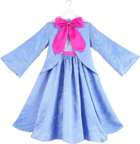 Vista 9 de Disney - Disfraz de hada madrina de Cenicienta para mujer, talla XL