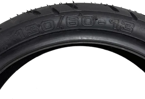 Vista 5 de MMG Juego de 2 neumáticos 130/60-13 sin cámara delantera o trasera para motocicleta, ciclomotor