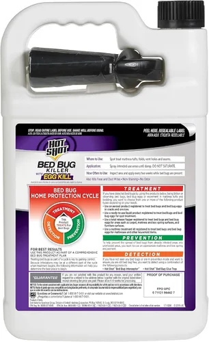 Vista 2 de Hot Shot insecticida para chiches listo para usar, 3 oz., paquete de 4
