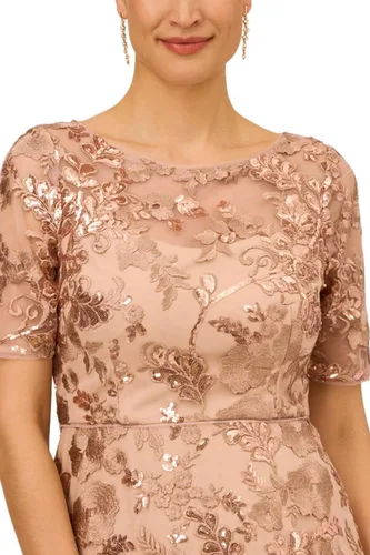 Vista 3 de Adrianna Papell Vestido bordado de lentejuelas para mujer