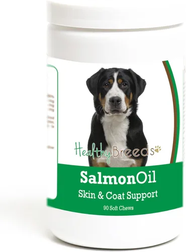 Vista 298 de Healthy Breeds Affenpinscher - Masticables suaves de aceite de salmón, 90